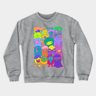 Crazy Monster Party Crewneck Sweatshirt